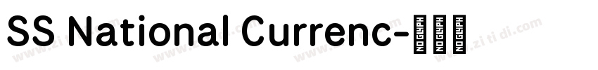 SS National Currenc字体转换